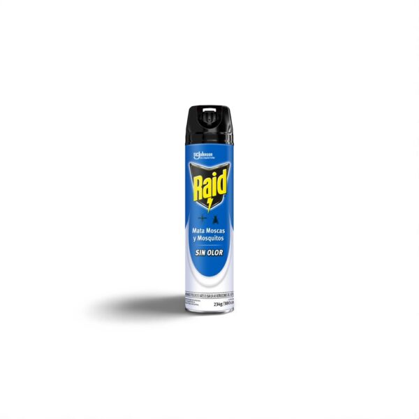 Raid Insecticida Mata Moscas, Mosquitos SIN OLOR Spray 380ml